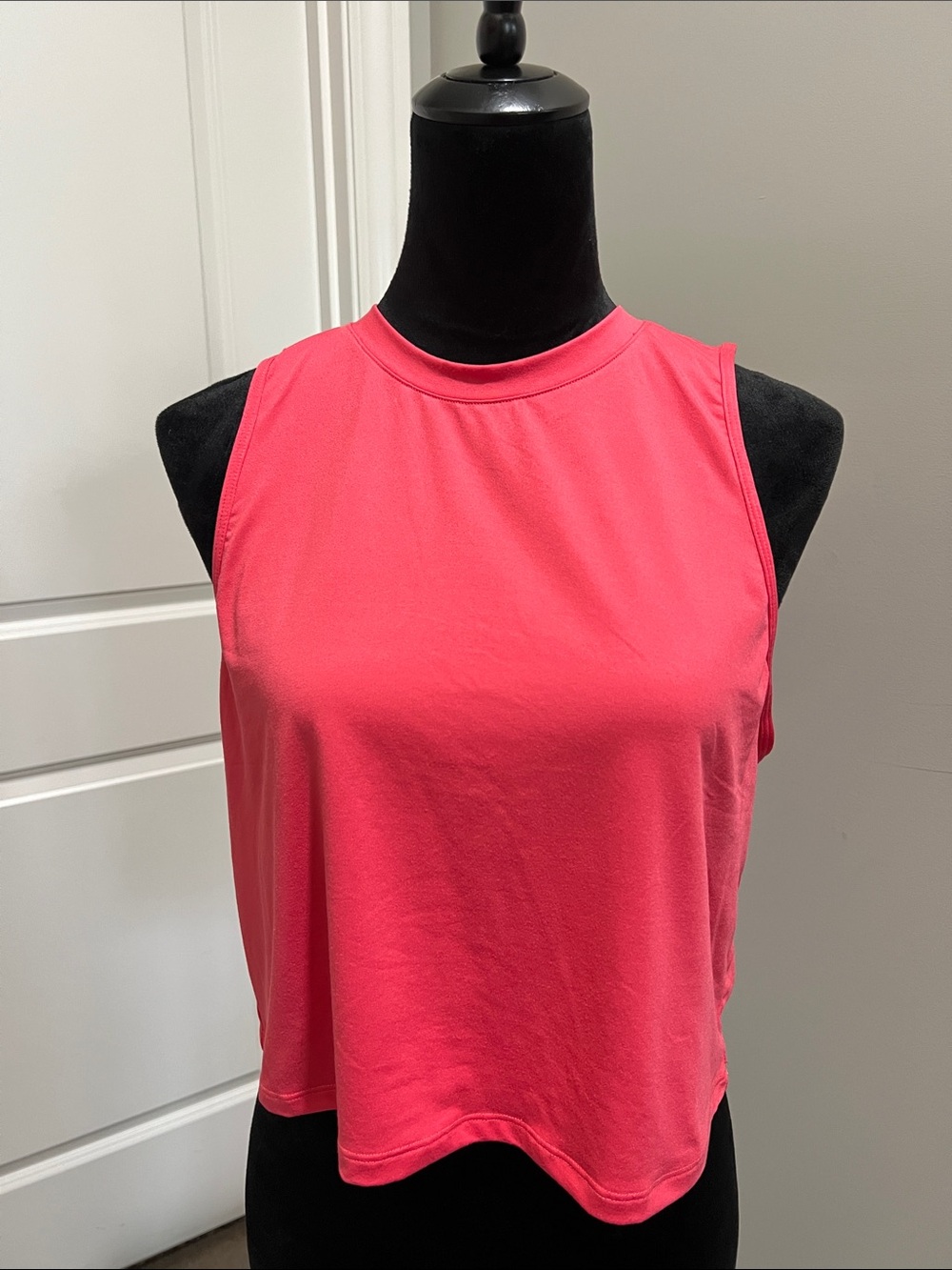 Born Primitive Coral Pink Sleeveless Crop Tank